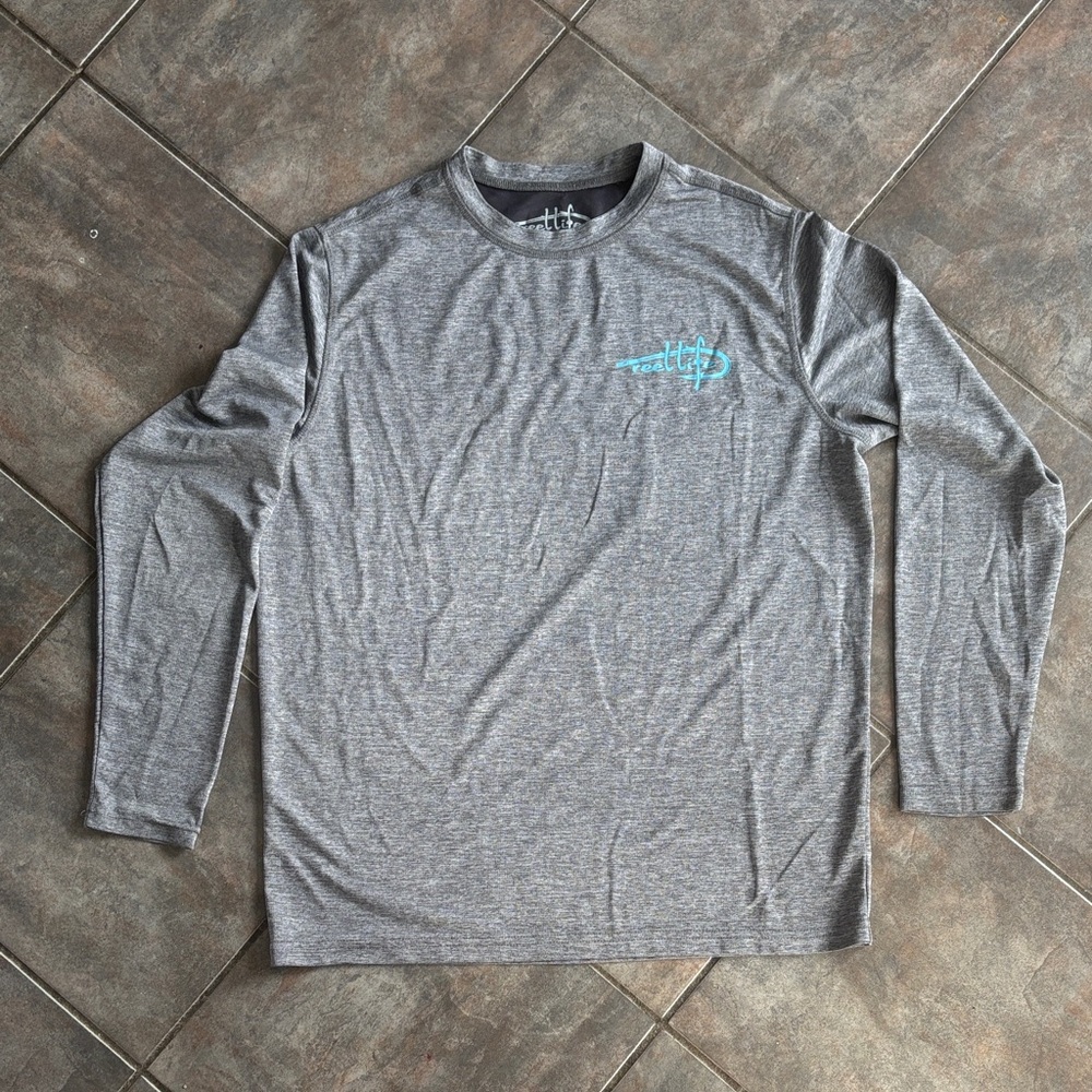 Reel Life long-sleeve fishing t-shirt NWOT